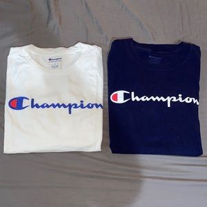 TWO Mens Champion Logo T-Shirts